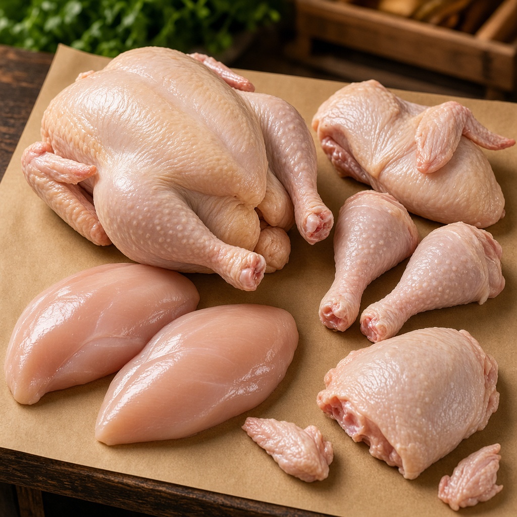 Fresh poultry from Chickenilil farm