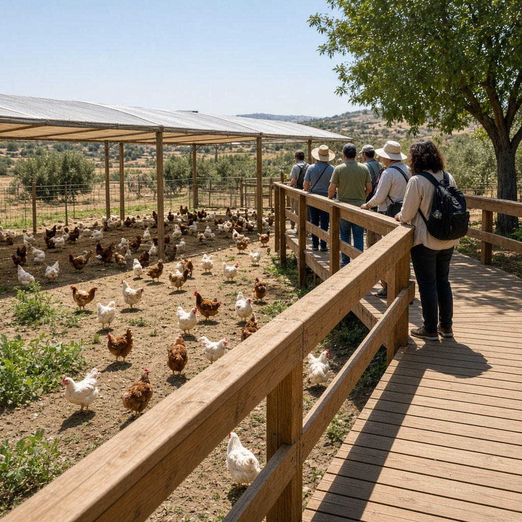 Farm tours and education at Chickenilil